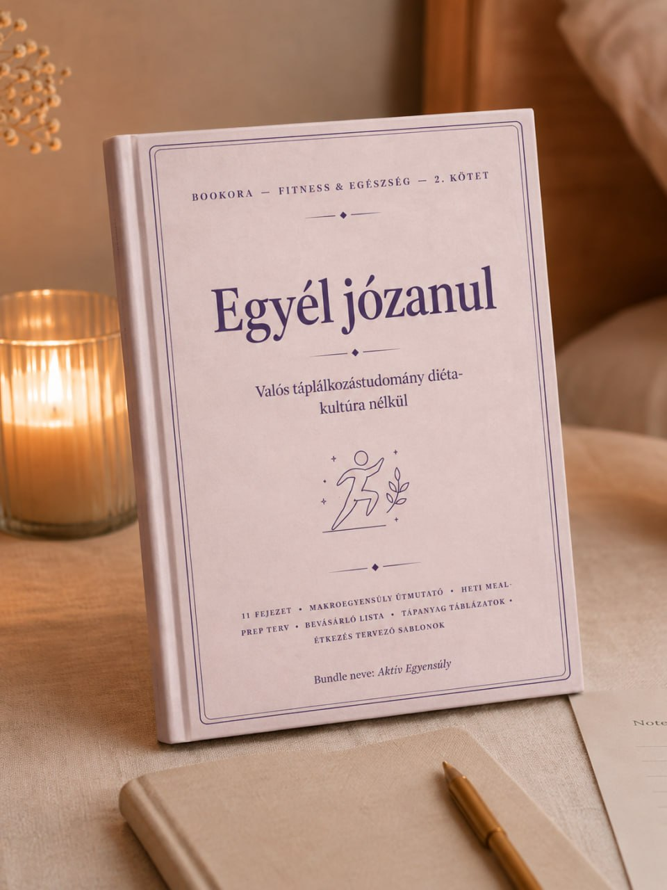 Egyél józanul, táplálkozási e-book borítója