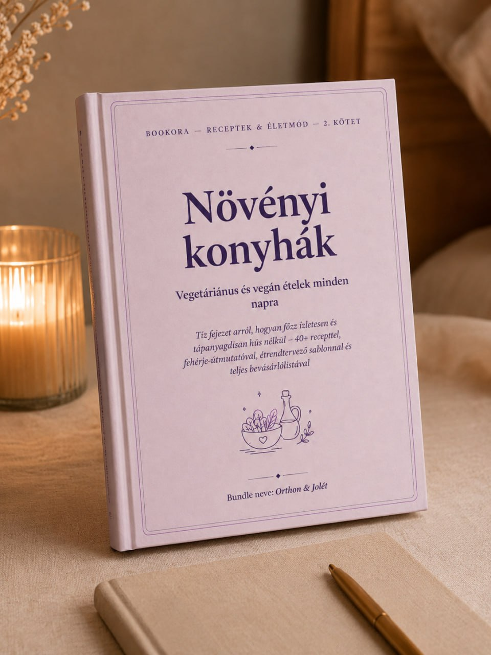 Növényi konyhák, növényi receptes e-book borítója